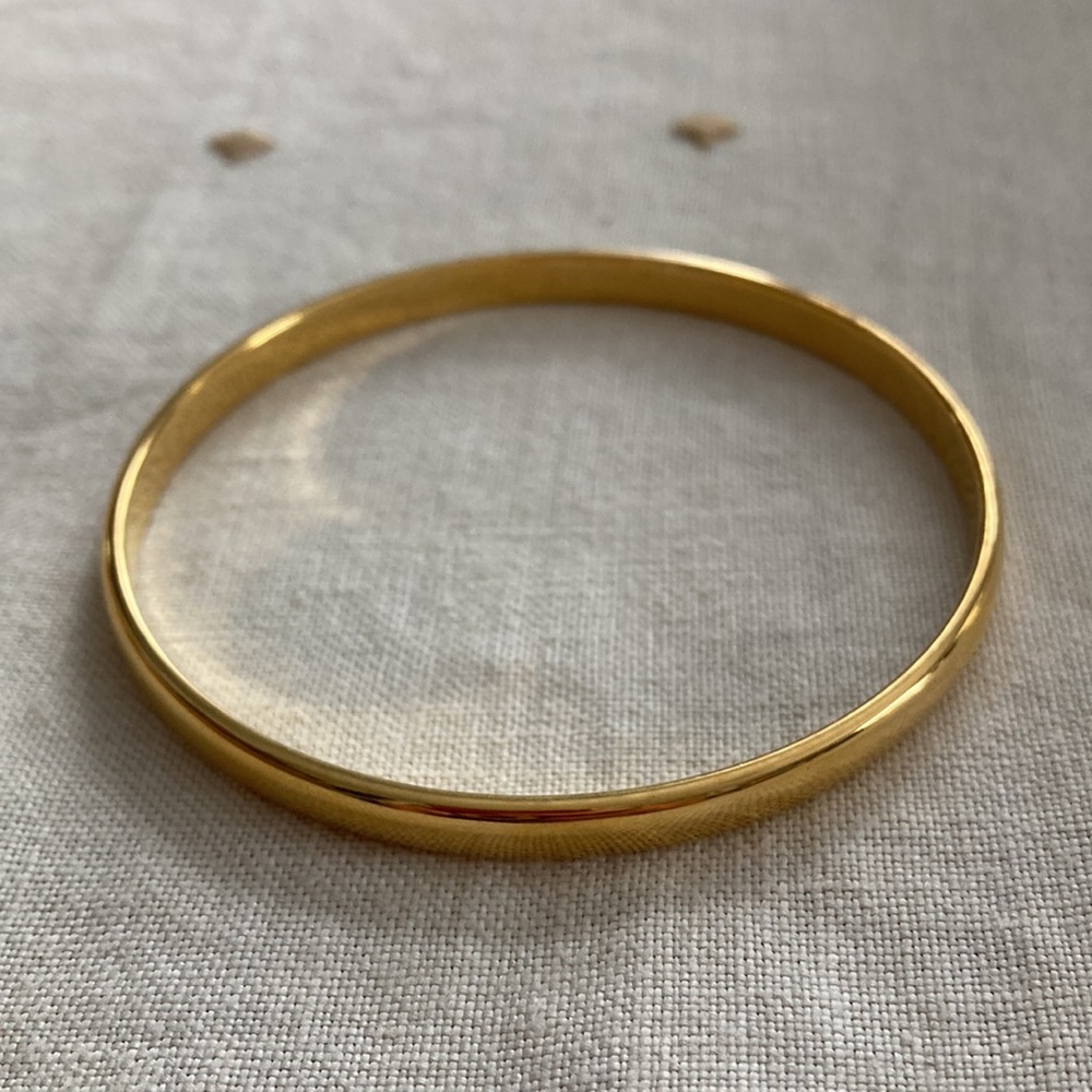 Classic Monet Gold Tone Bangle Bracelet